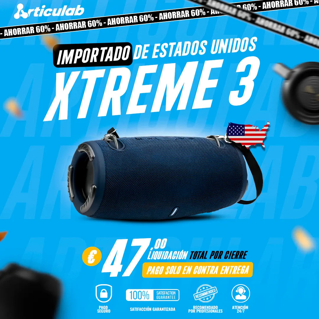 ALTAVOZ XTREME 3 SUPER PREMIUM IMPORTADO - Nueva Promoción 2025