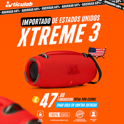 ALTAVOZ XTREME 3 SUPER PREMIUM IMPORTADO - Nueva Promoción 2025